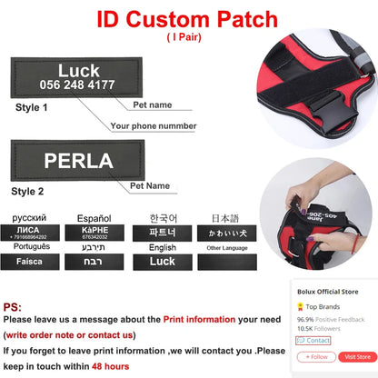 Personalisiertes No-Pull Hundegeschirr